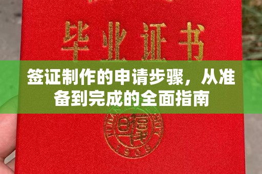 酉阳签证制作的申请步骤，从准备到完成的全面指南